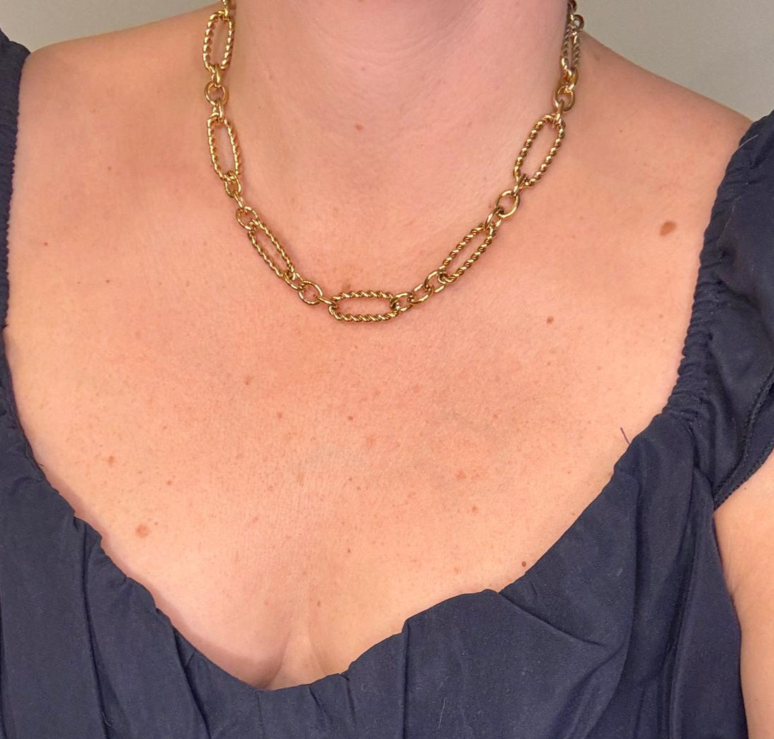 Catena Classic Gold Plated Necklace image 1