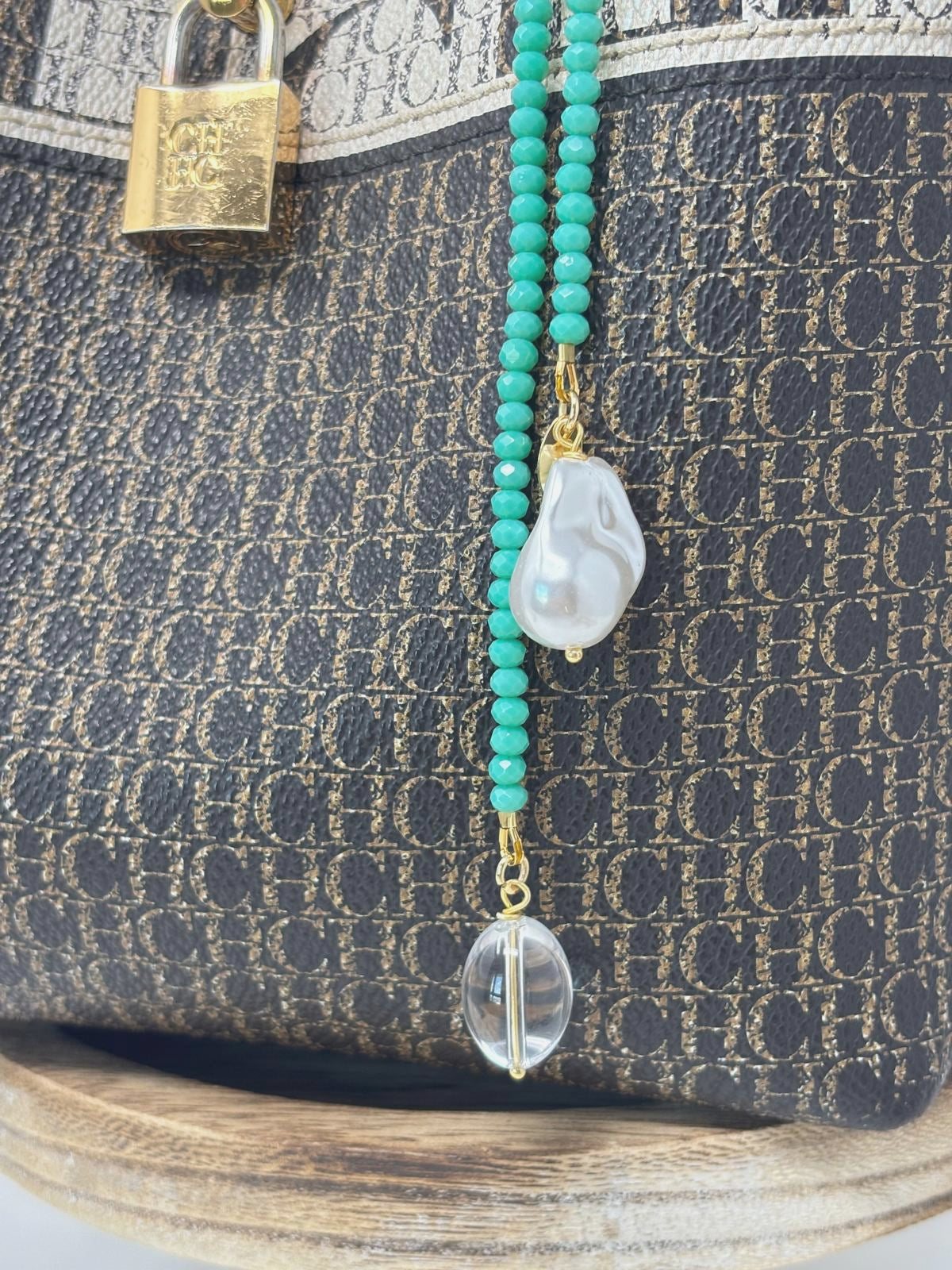Beach Turquoise Loop Bag Charm image 3