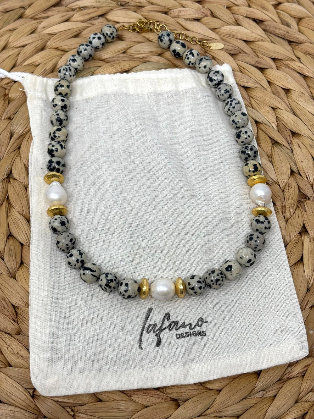Jasper Dots Necklaces image 1