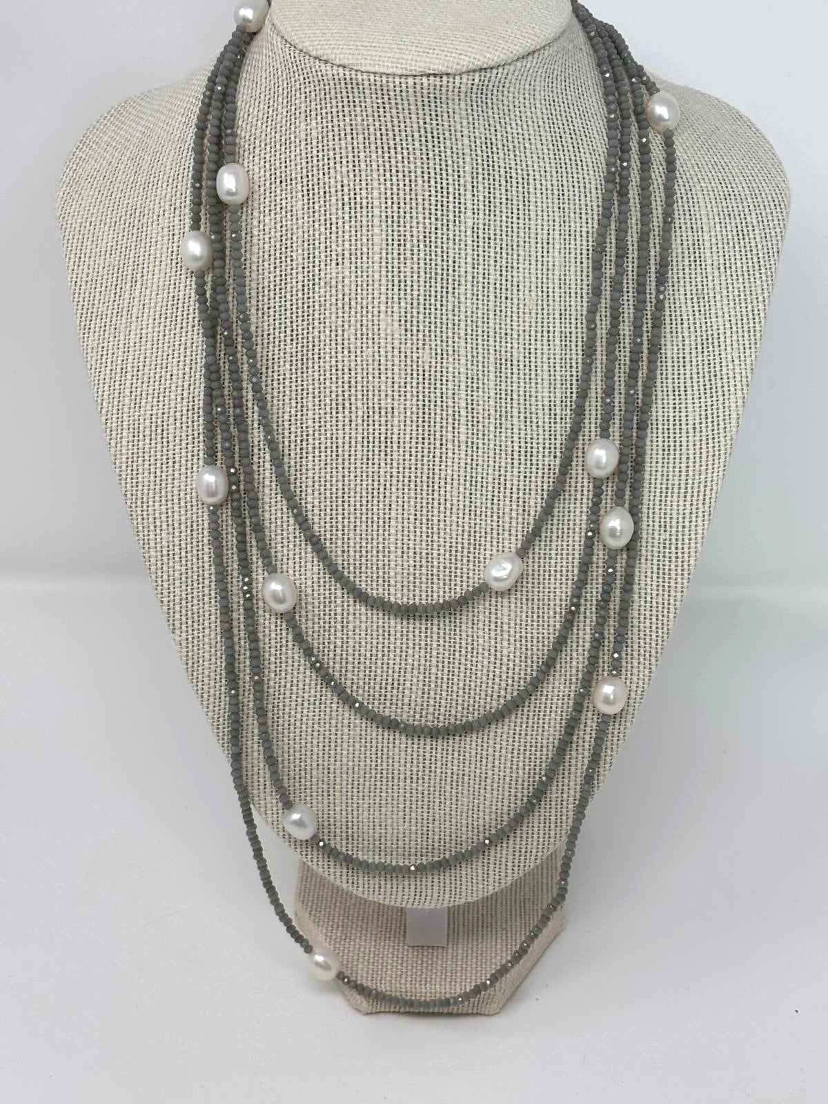 Infinity Gray Necklace image 1