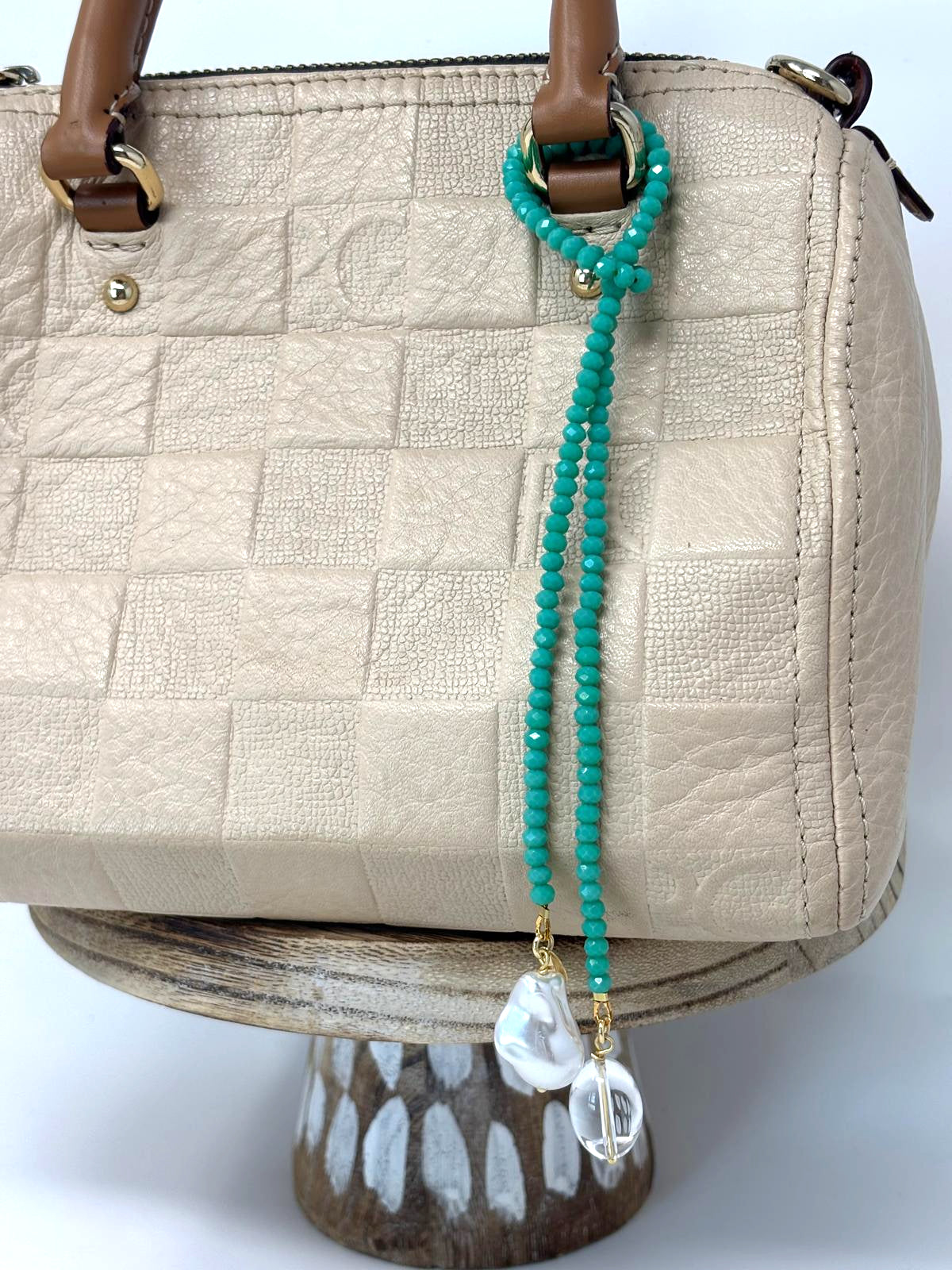 Beach Turquoise Loop Bag Charm image 2