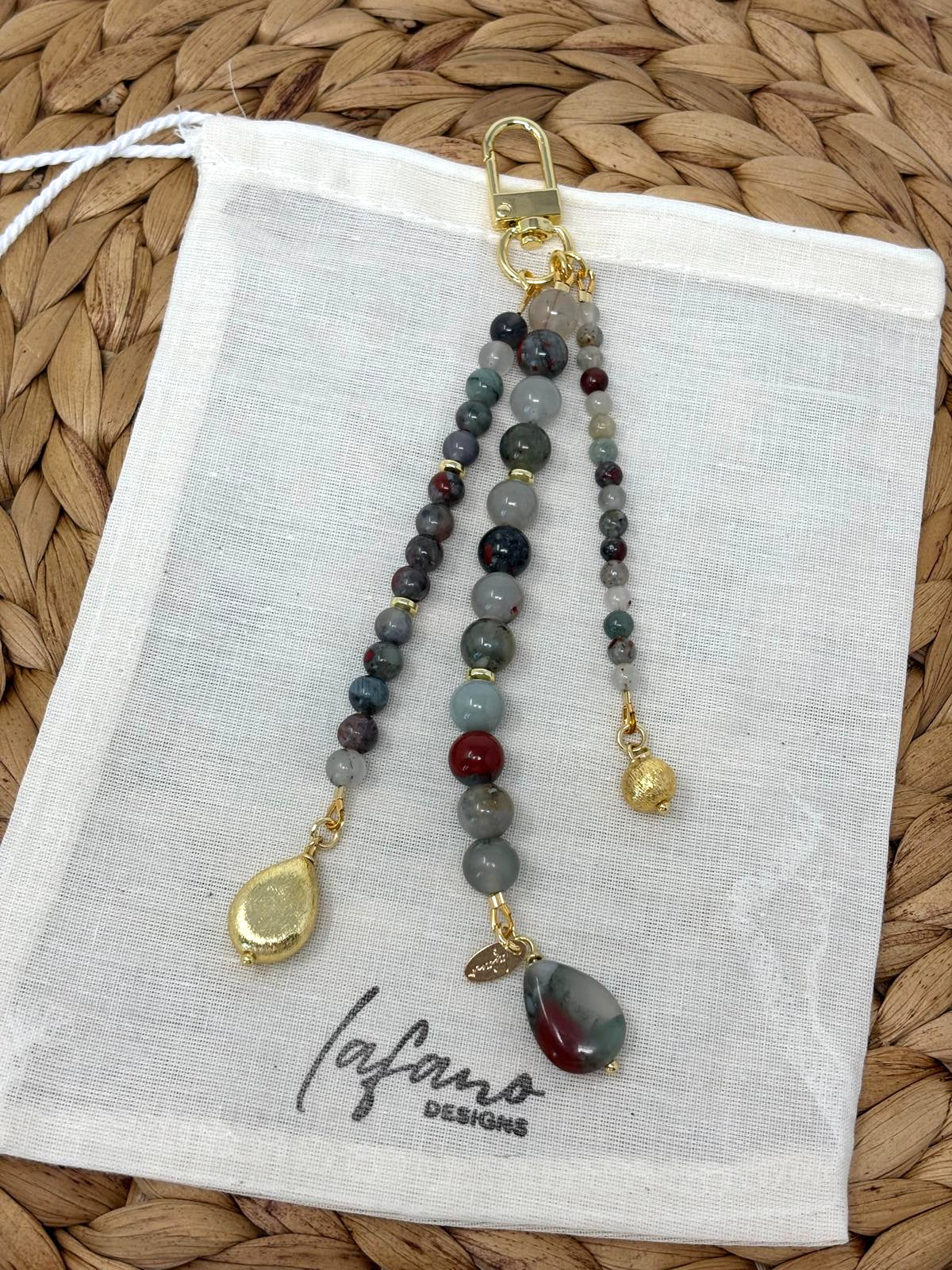 Crimson Bag Charm image 0