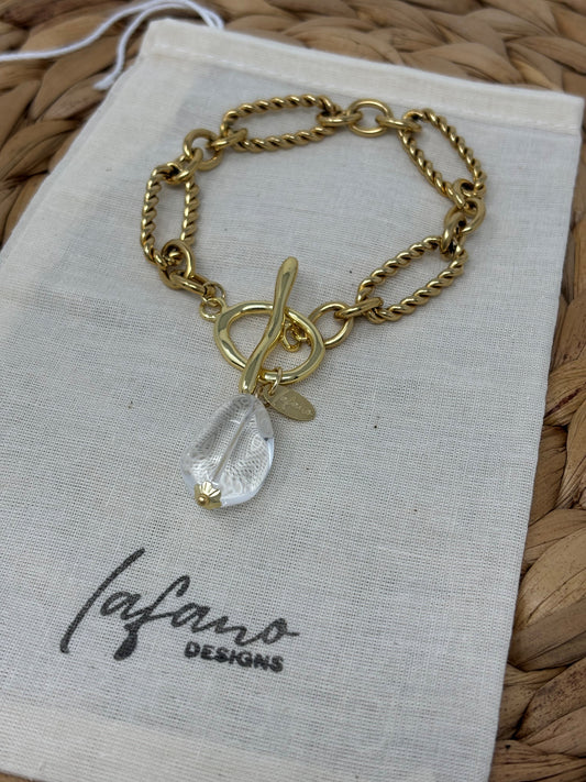 Catena Quartz Gold Plated Bracelet image 0