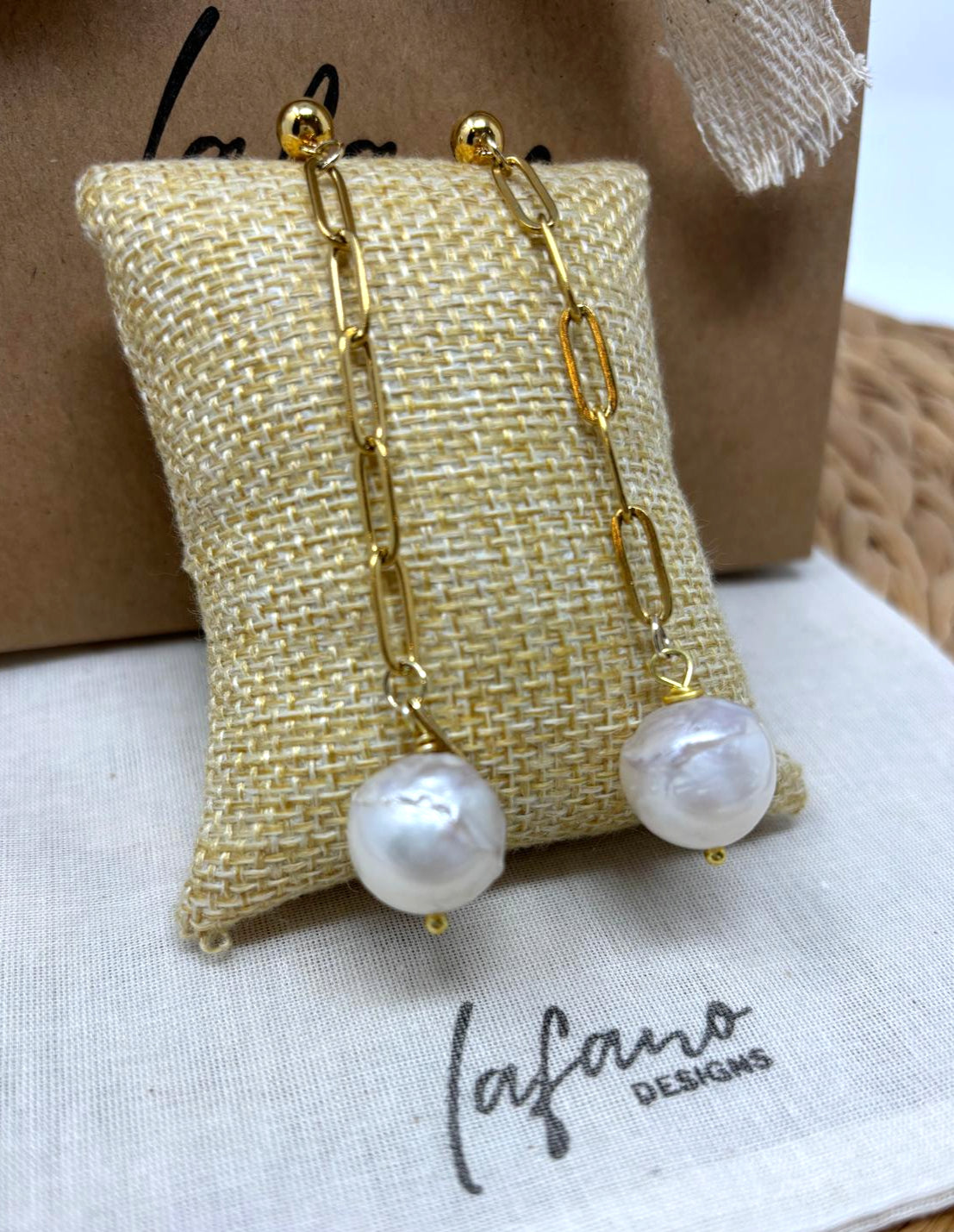 Classic Pearl Earrings image 2