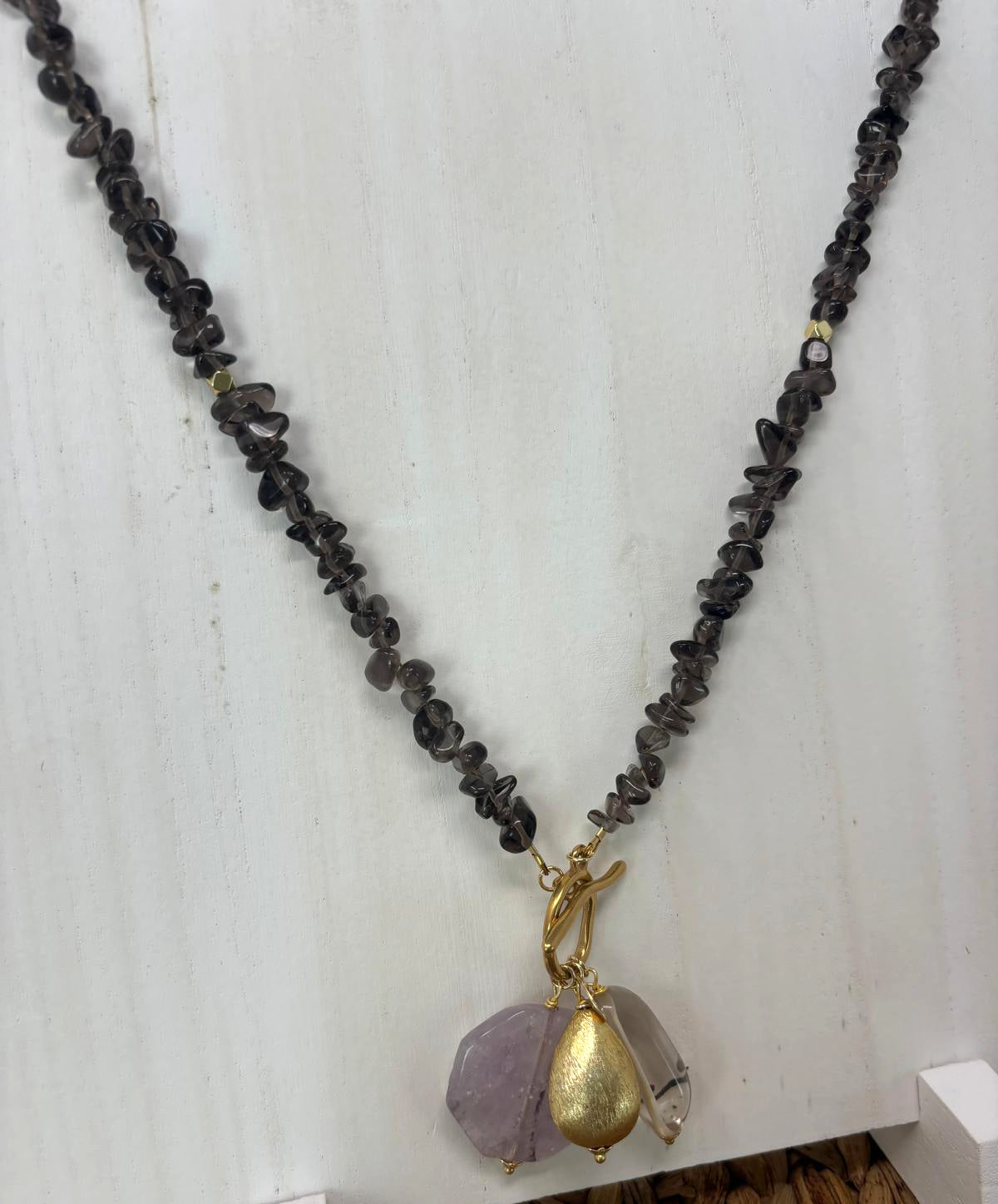 Smoky Charms Long Necklace image 1