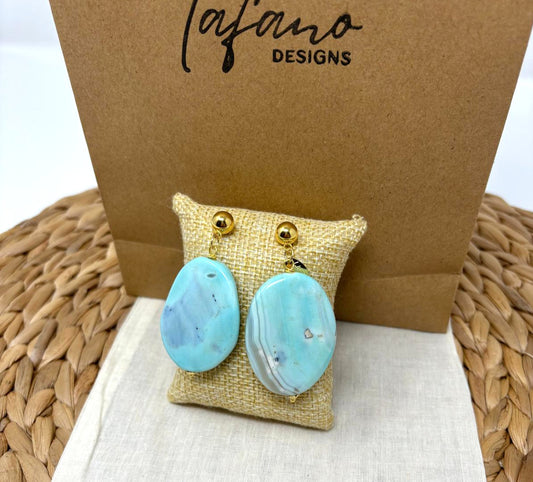 Blue Moon Turquoise Earrings image 0