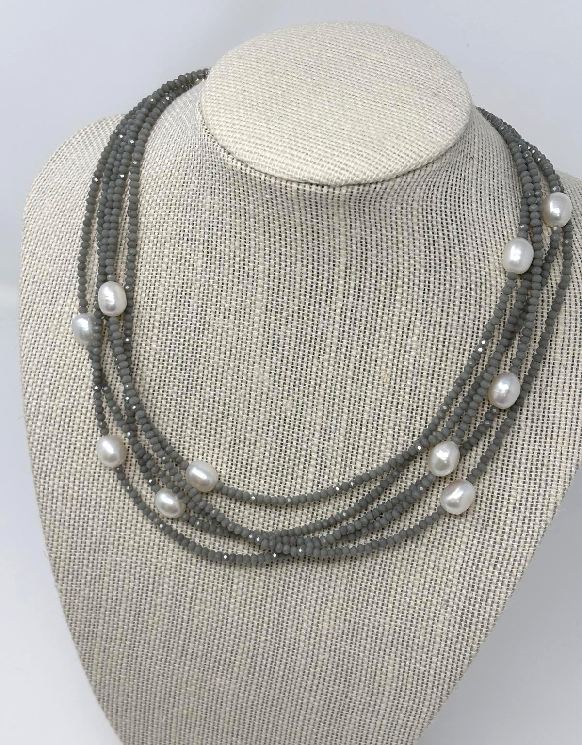 Infinity Gray Necklace image 4