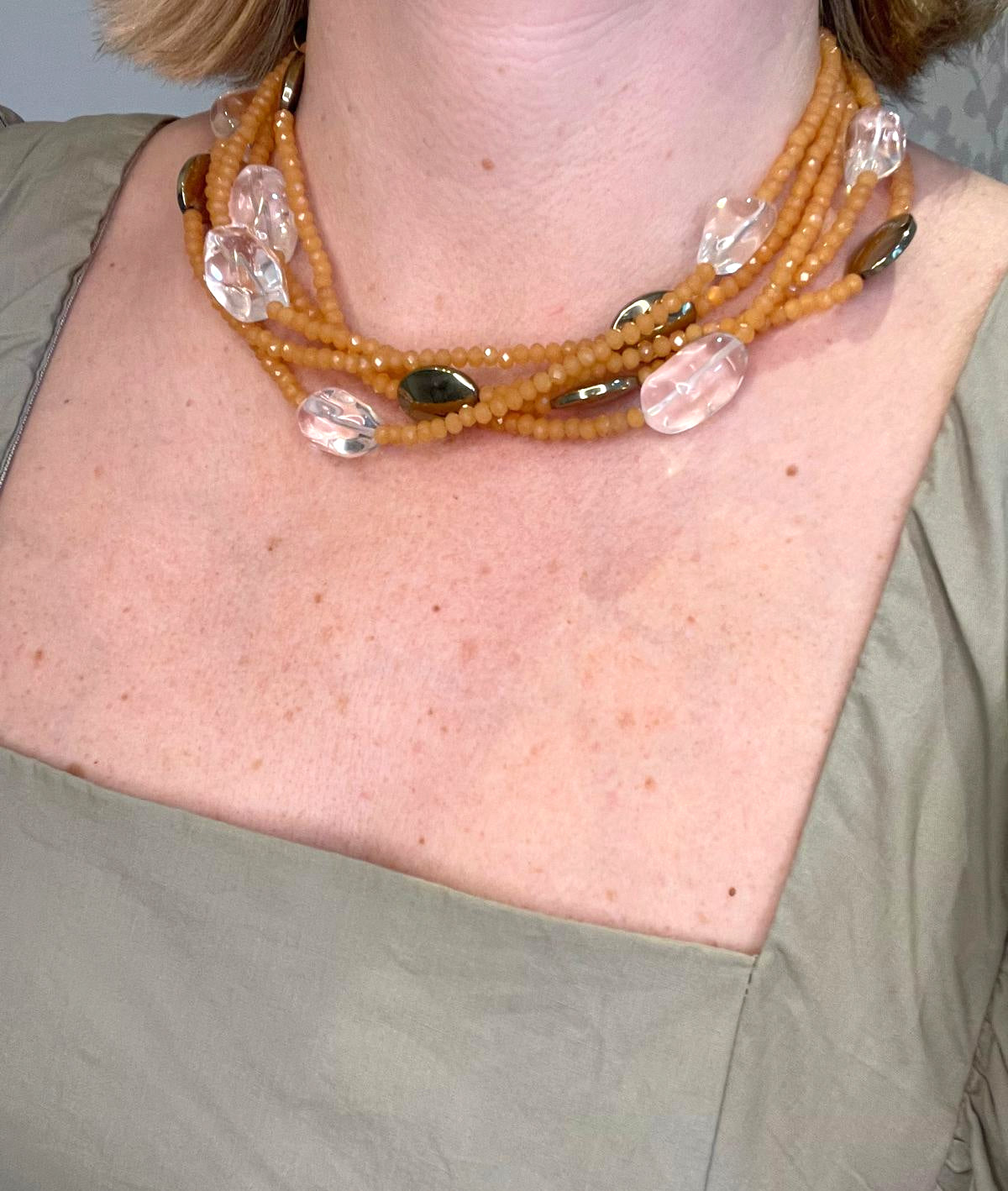 Peach Fuzz Necklace image 1