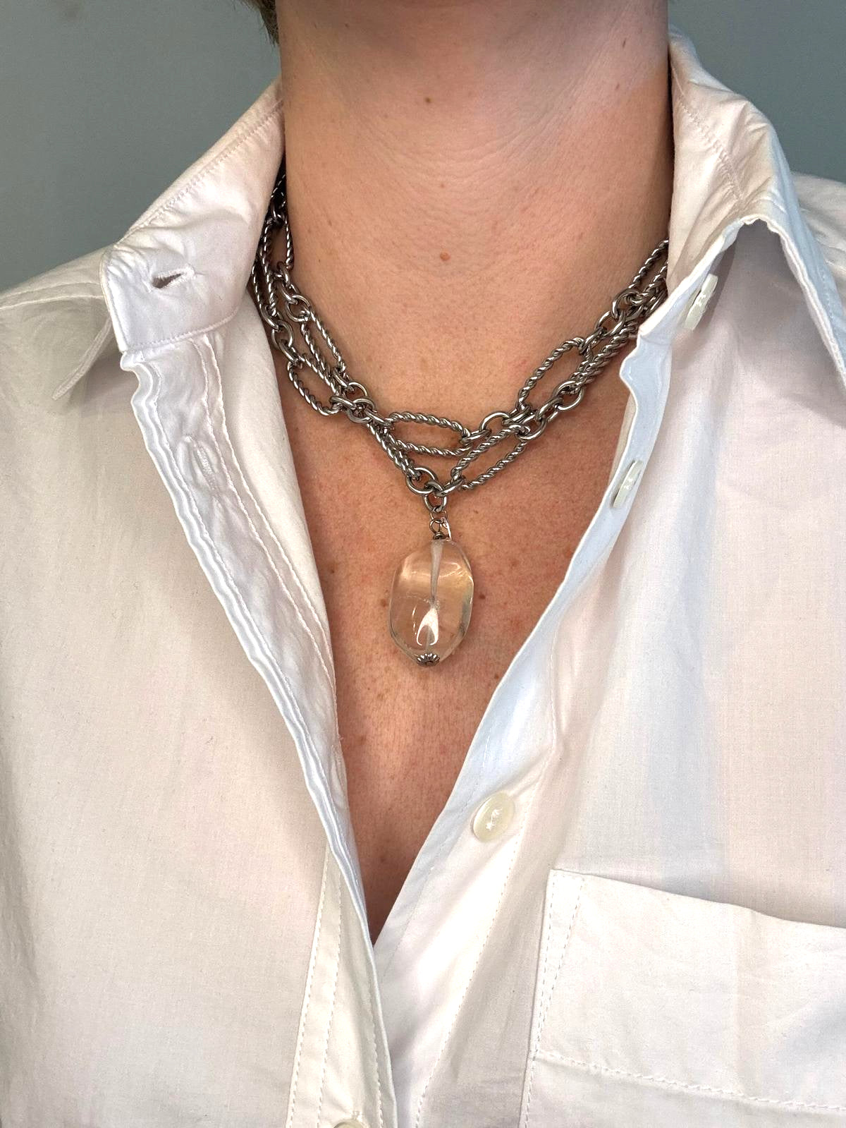 Catena Classic Silver Plated Necklace image 2