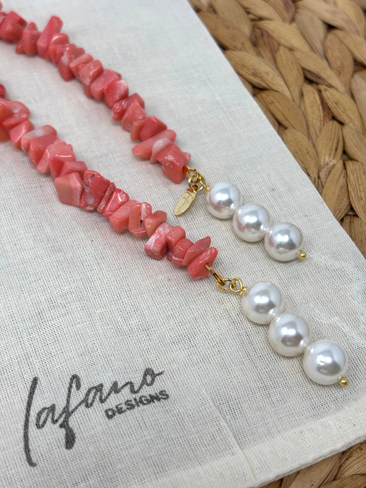 Coral Loop Bag Charm image 1