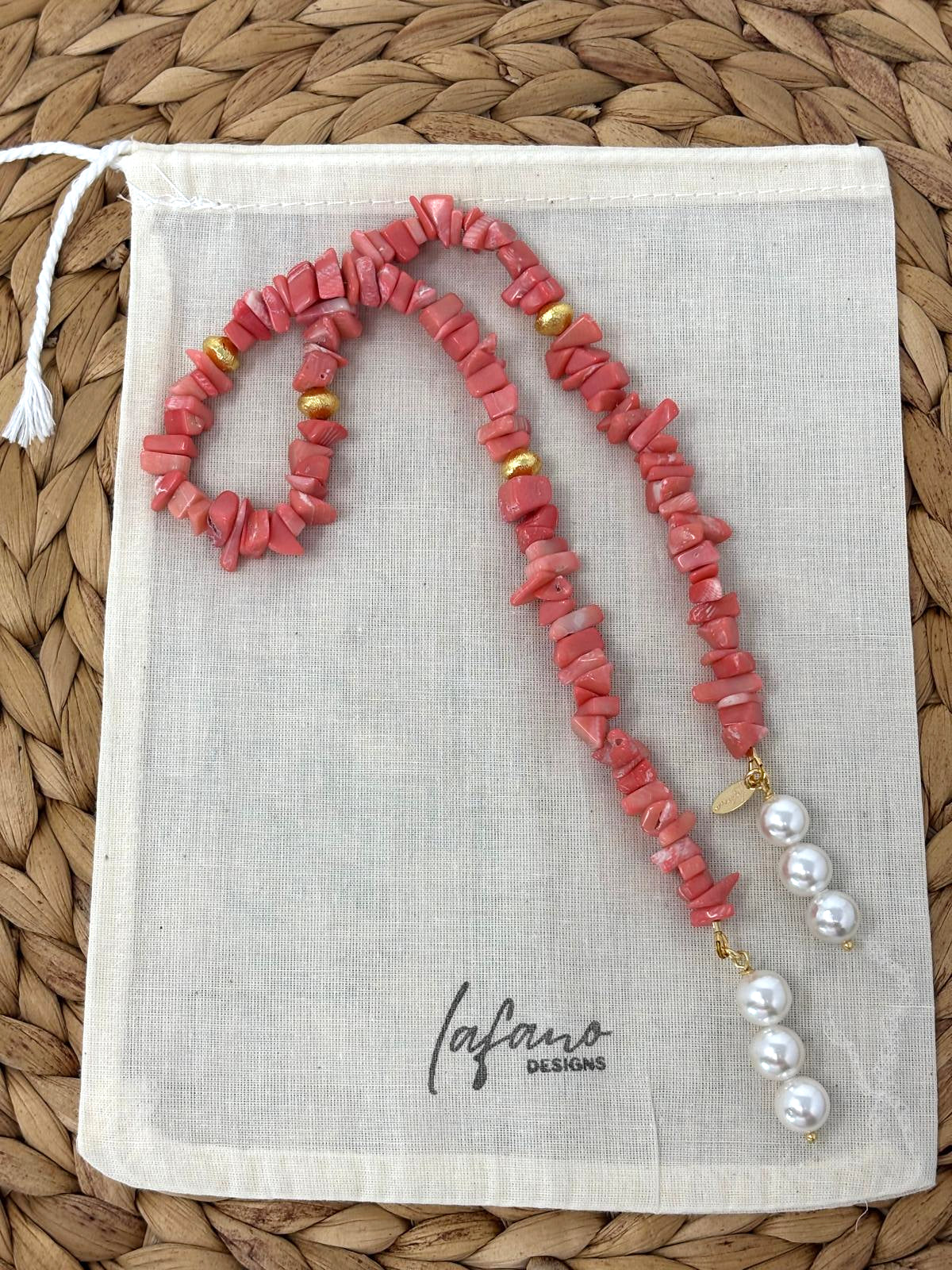 Coral Loop Bag Charm image 0