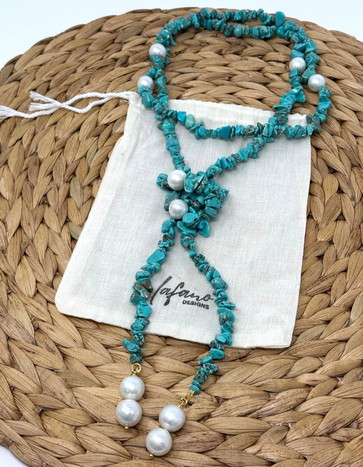Capri Turquoise Lariat image 1