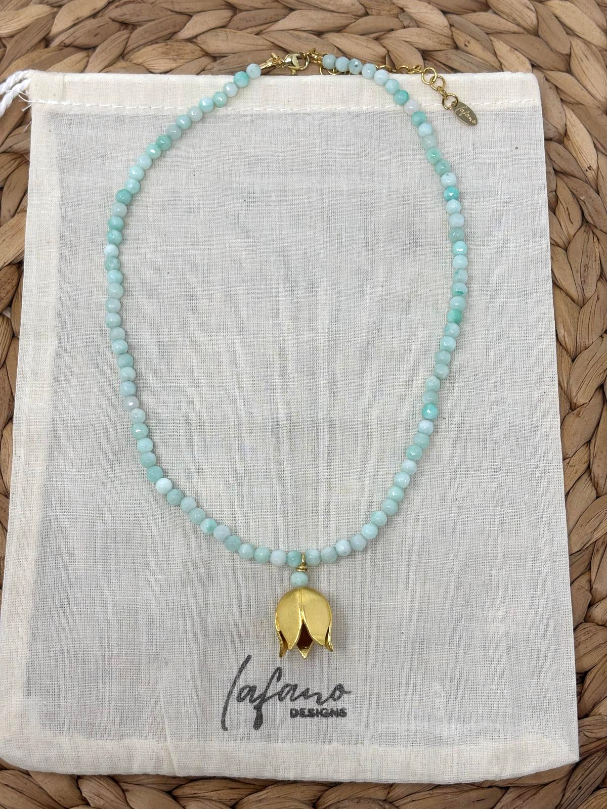 Tulip Charm Necklace image 2