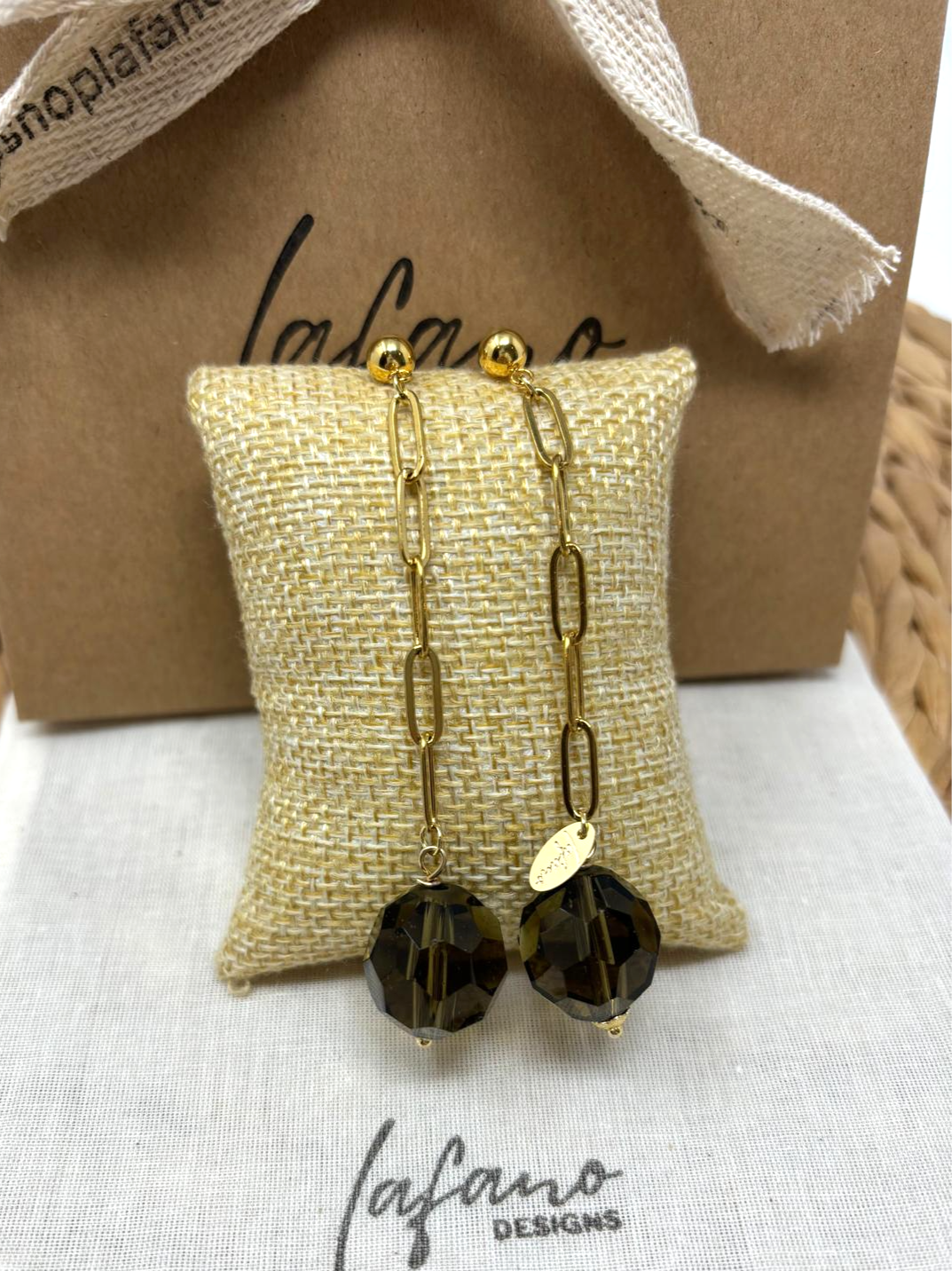 Smoky Quartz Dangle Earrings image 2