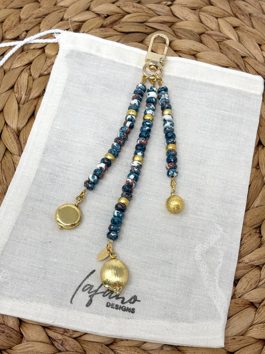 Blue Jeans Bag Charm image 0