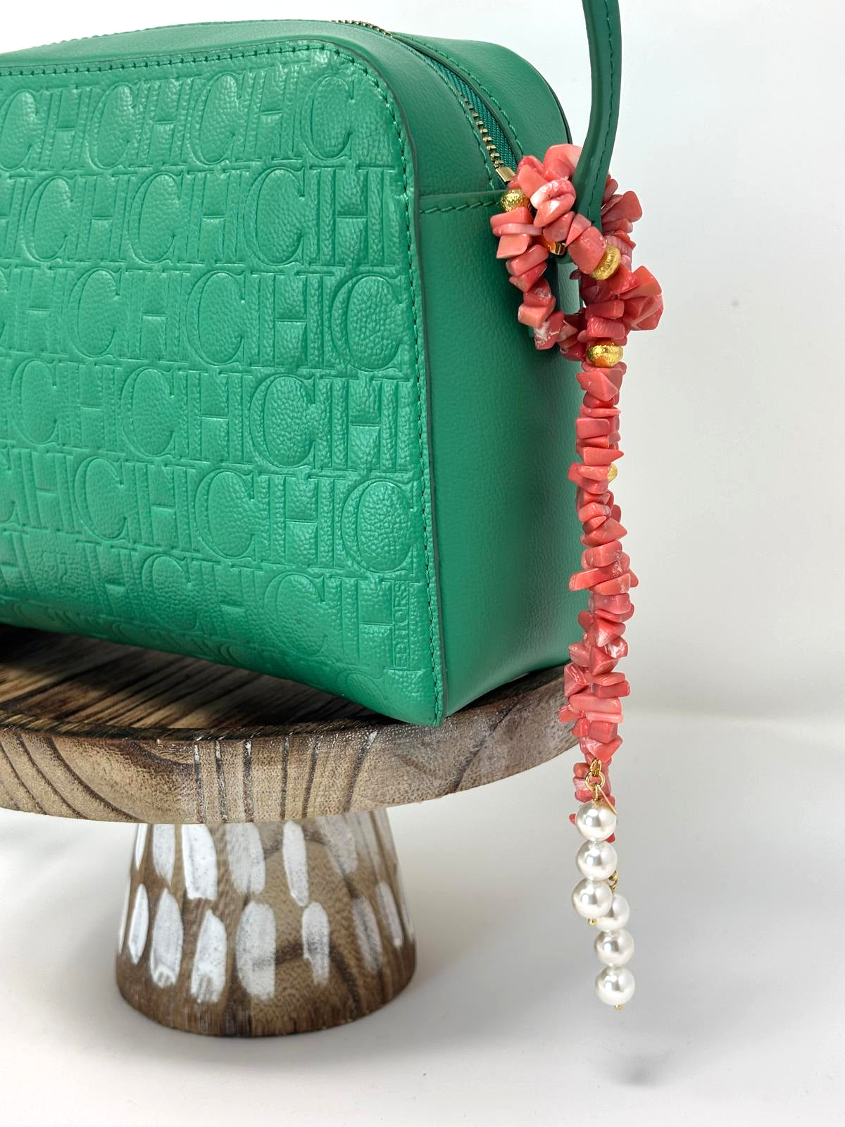 Coral Loop Bag Charm image 5