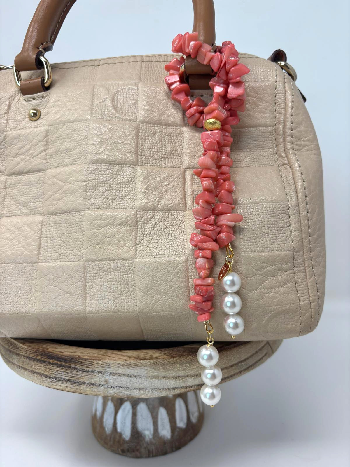 Coral Loop Bag Charm image 3