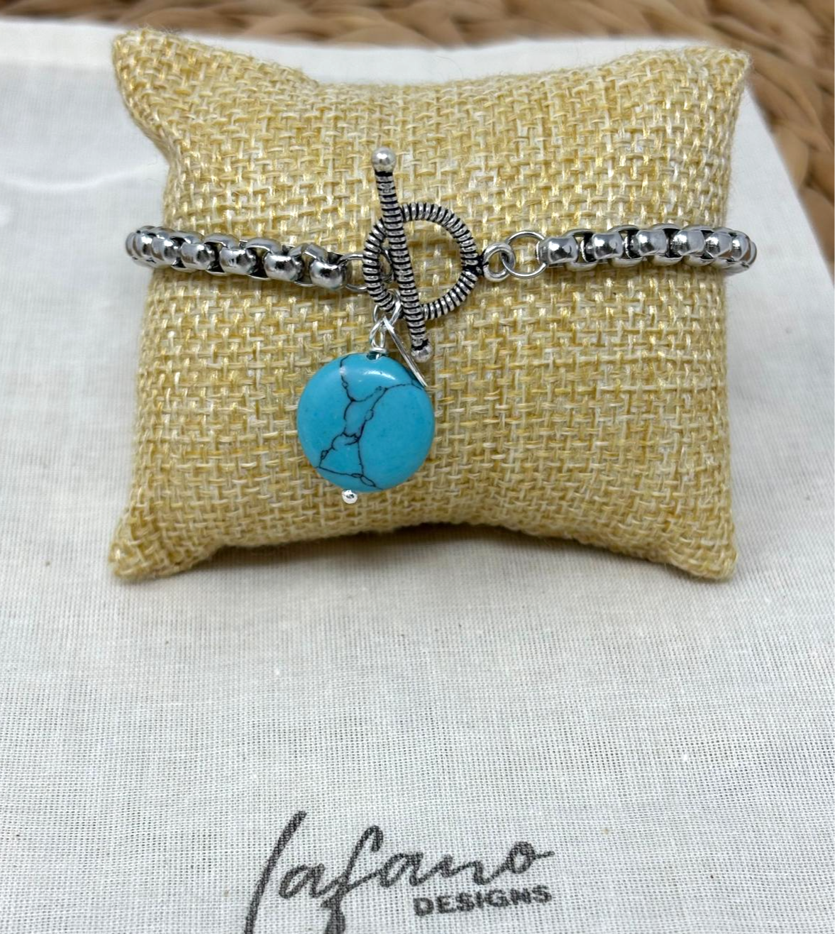 Box Chain Stainless Steel Charm Bracelet image 3