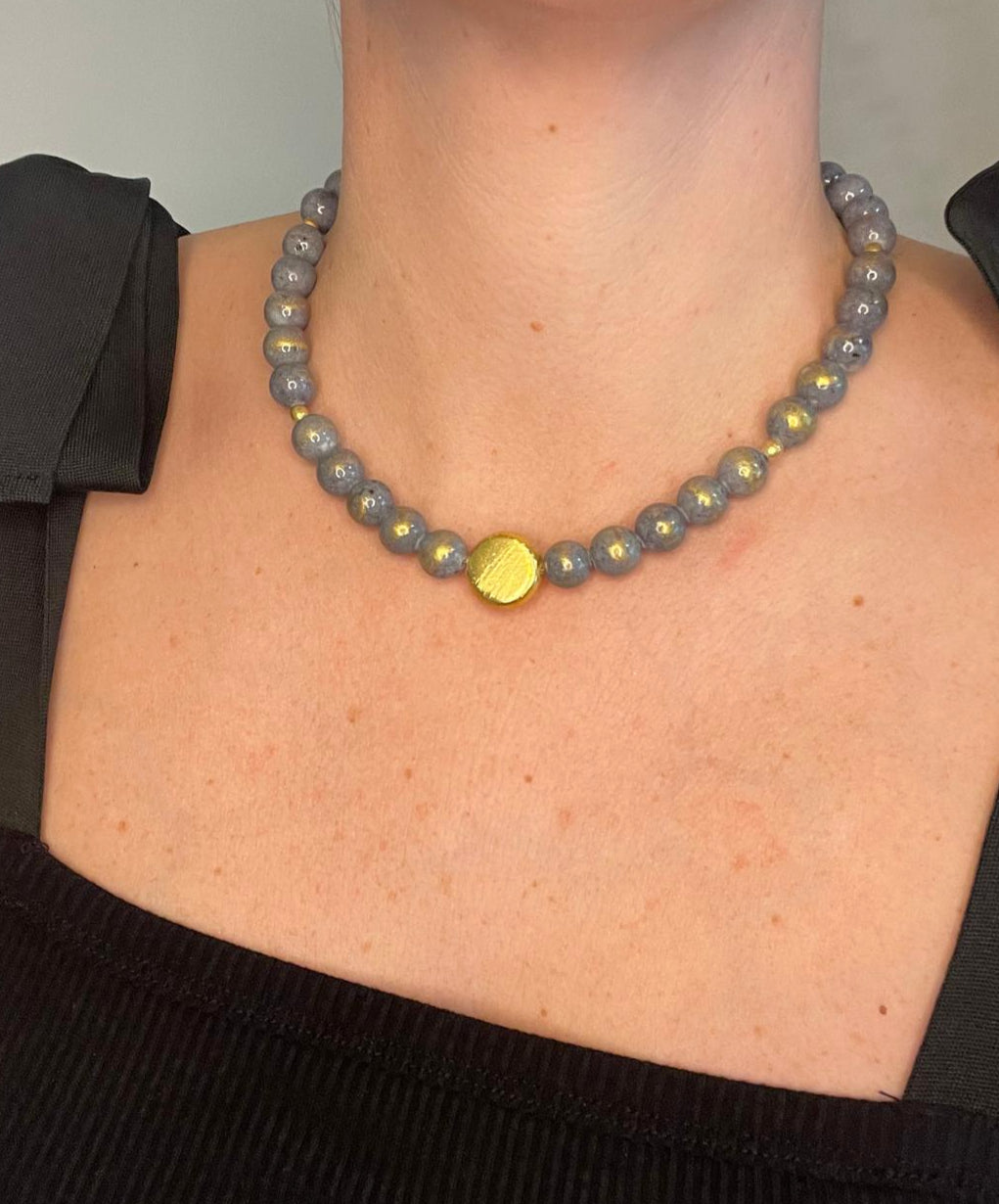 Cosmic Grey Necklace image 2