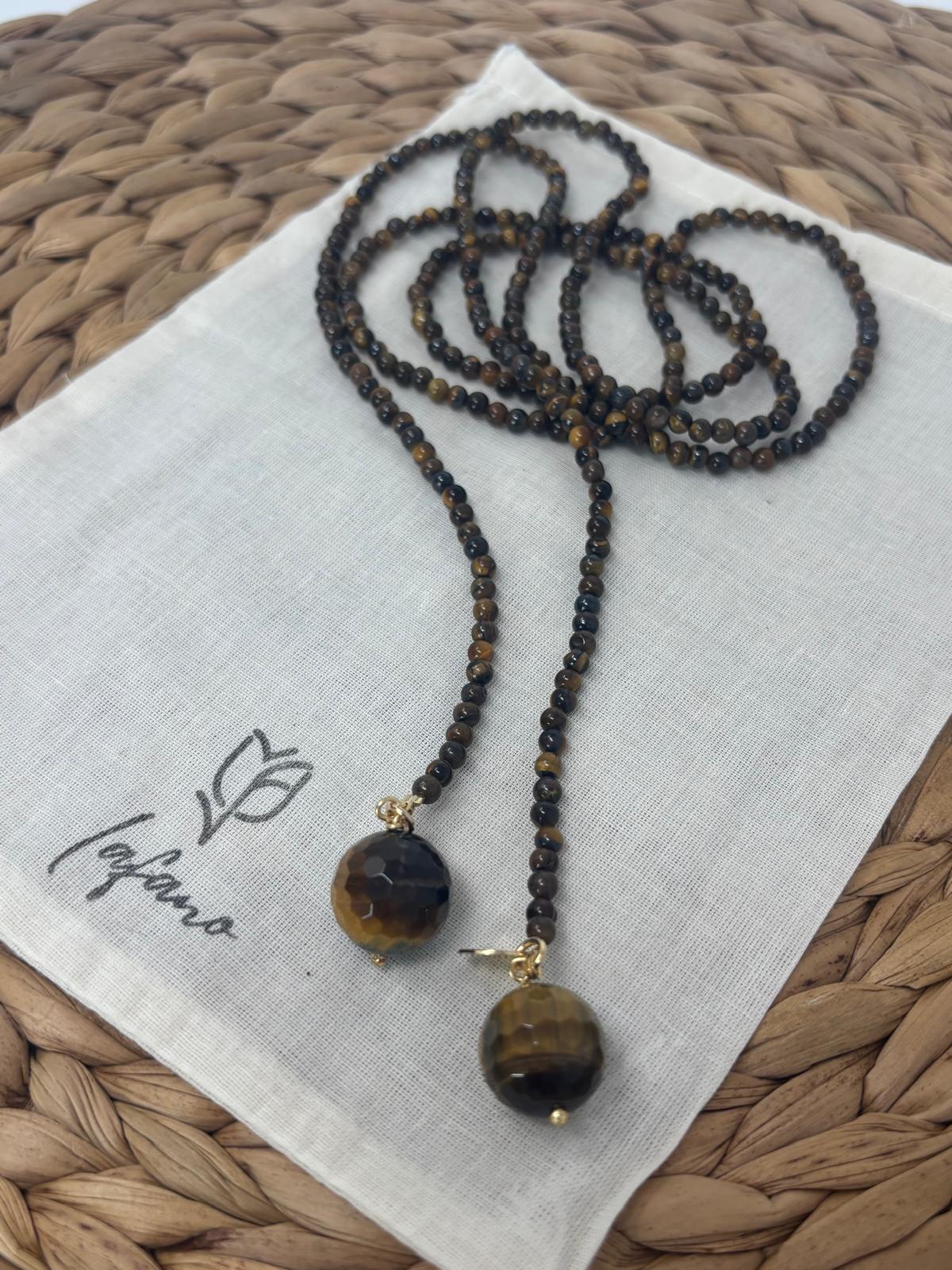 Tiger's Eye Lariat