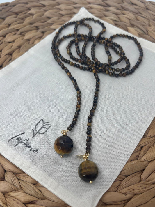 Tiger's Eye Lariat