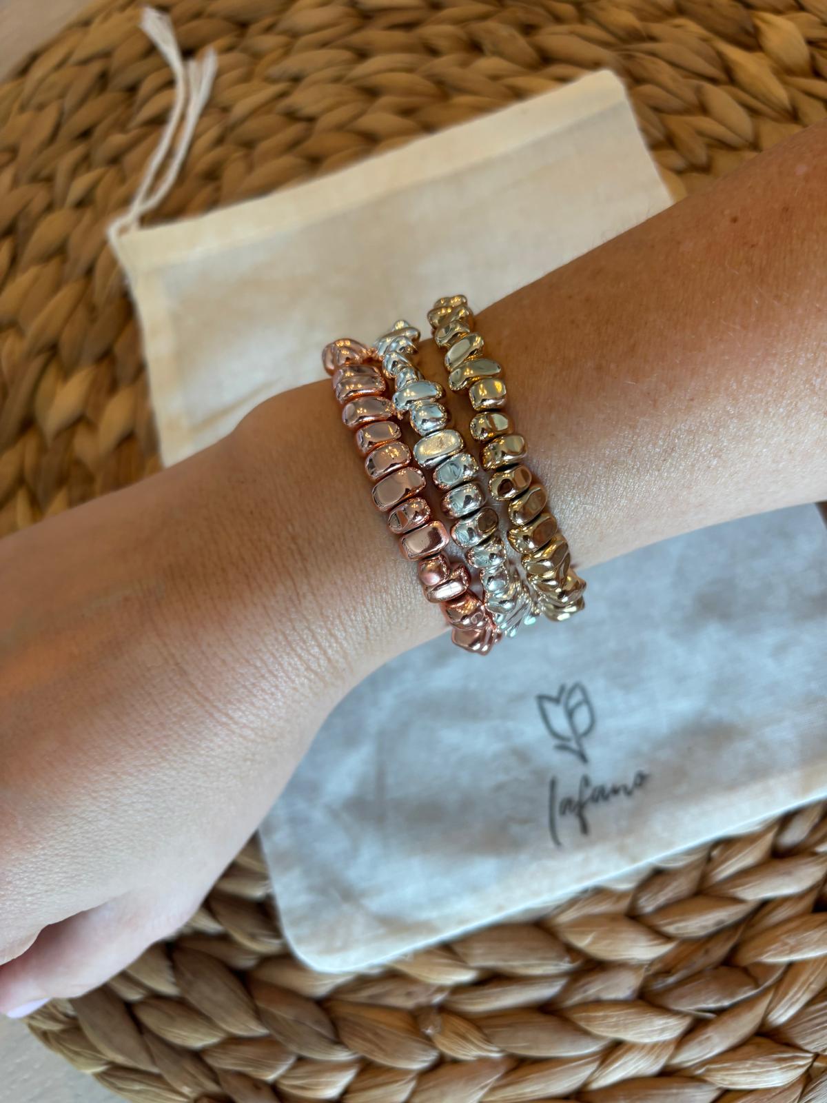 Trinity Hematite Bracelets