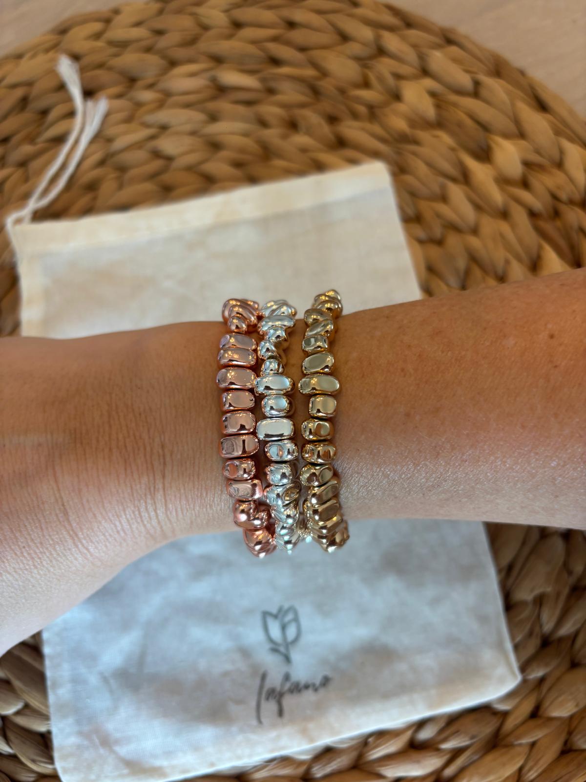 Trinity Hematite Bracelets