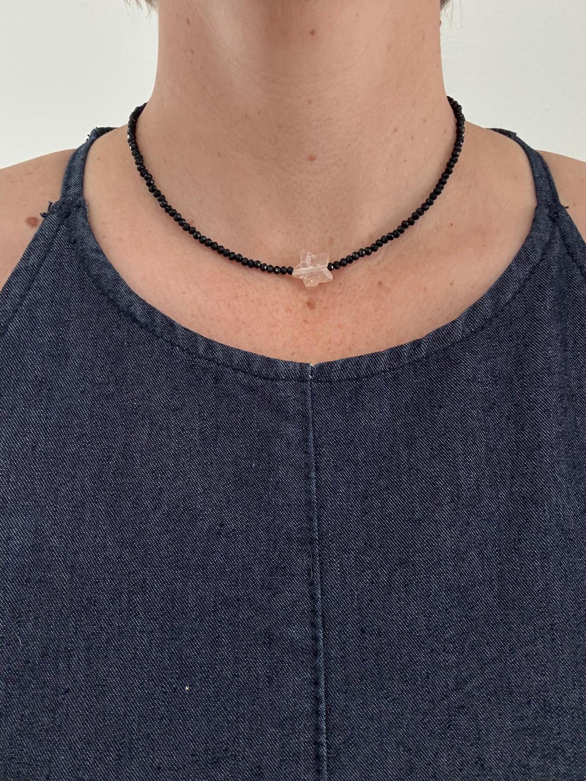 Black & White Star Necklace