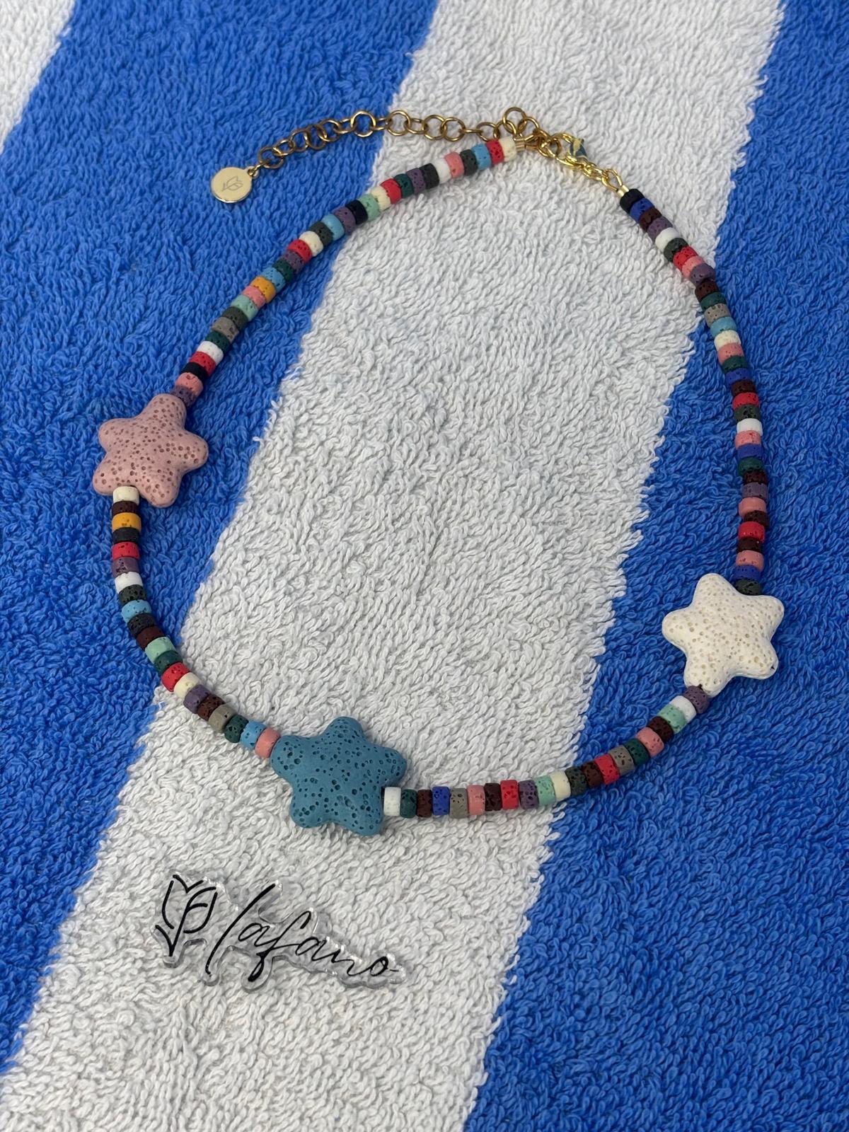 Multi Starfish Necklace