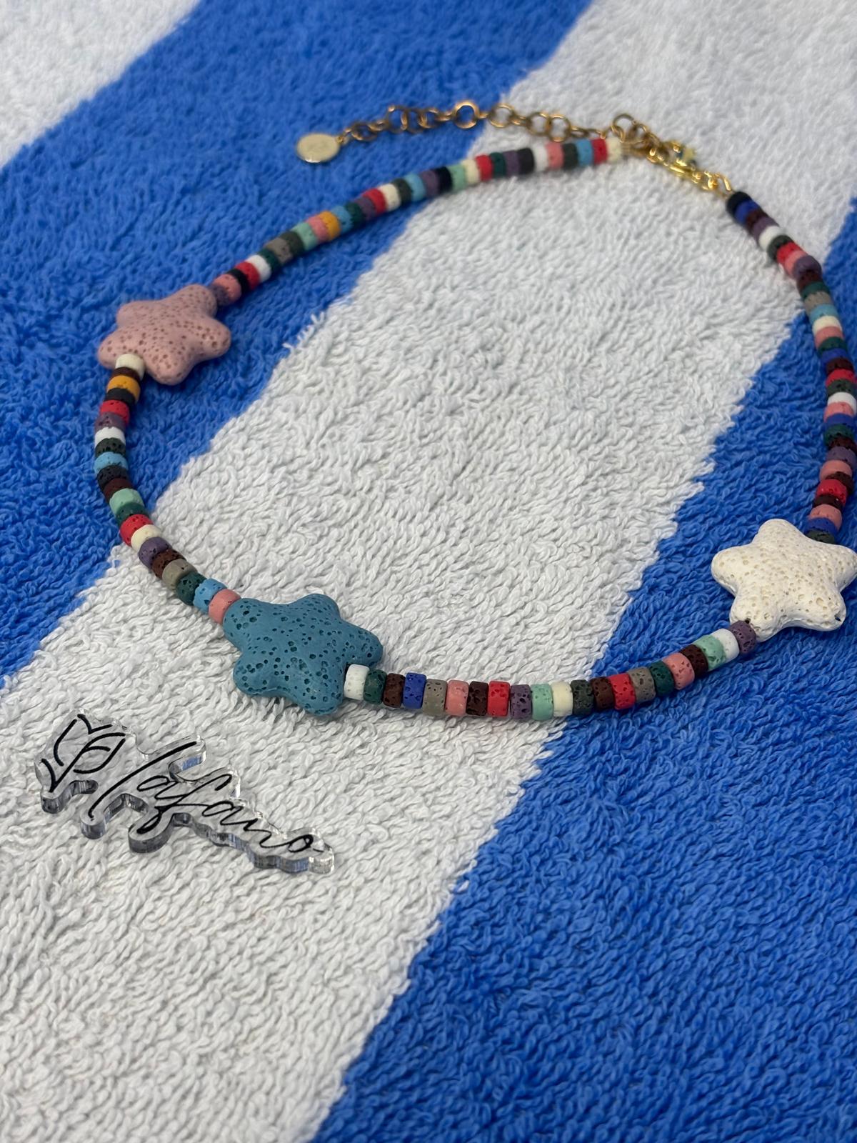 Multi Starfish Necklace