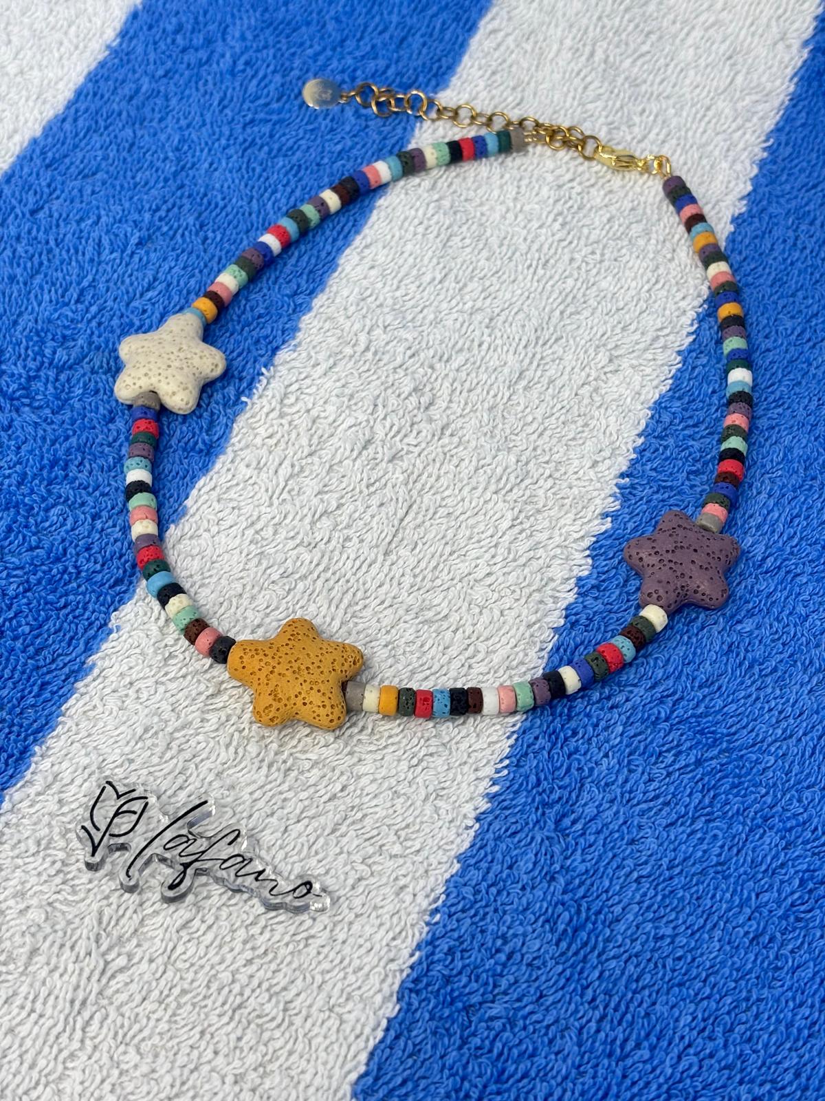 Multi Starfish Necklace