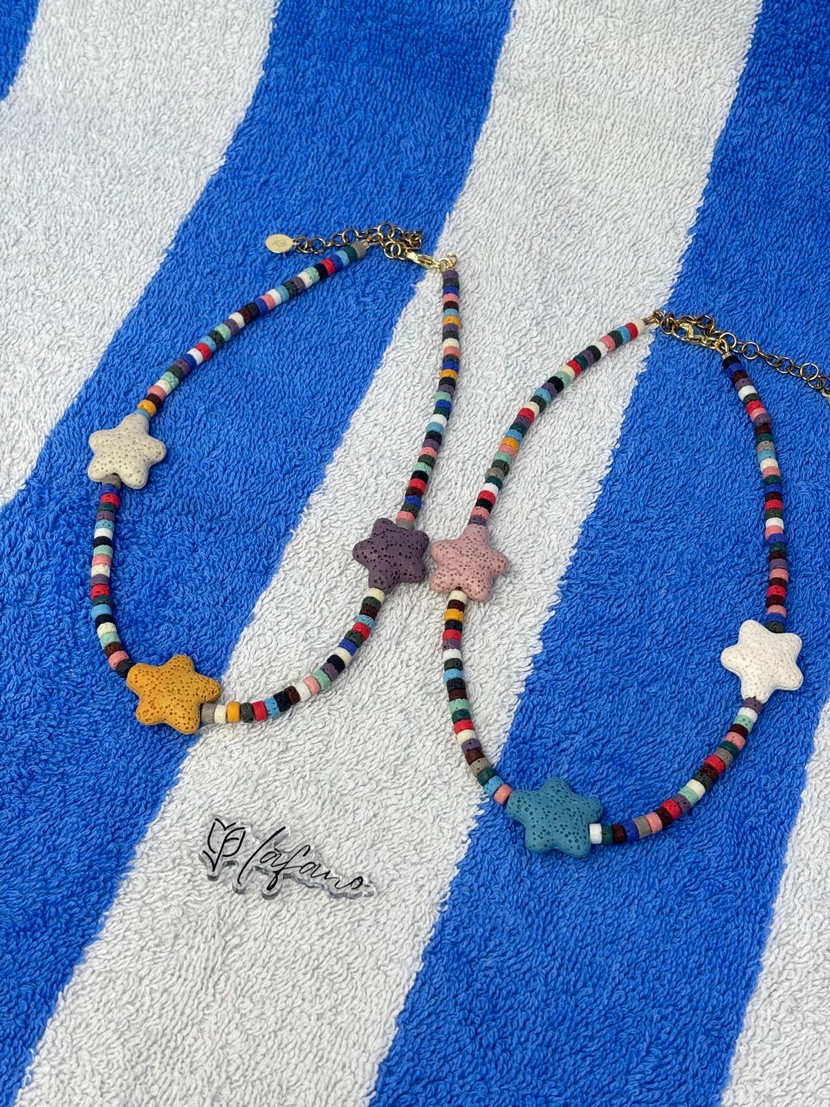 Multi Starfish Necklace