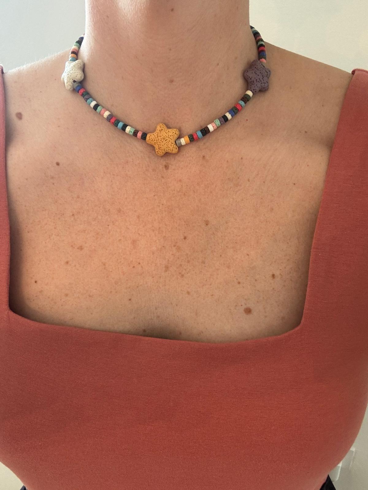 Multi Starfish Necklace