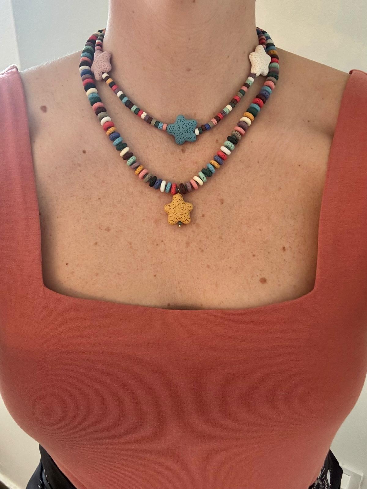 Multi Starfish Necklace