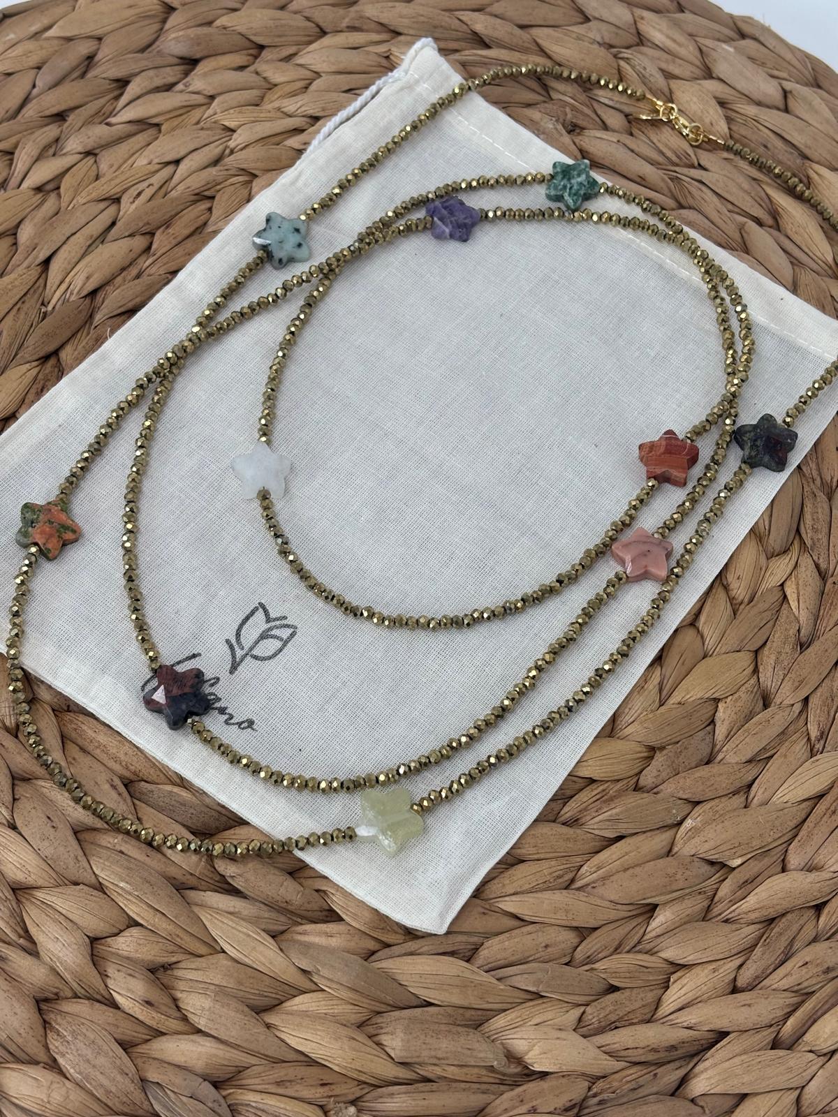 Stars Long Necklace