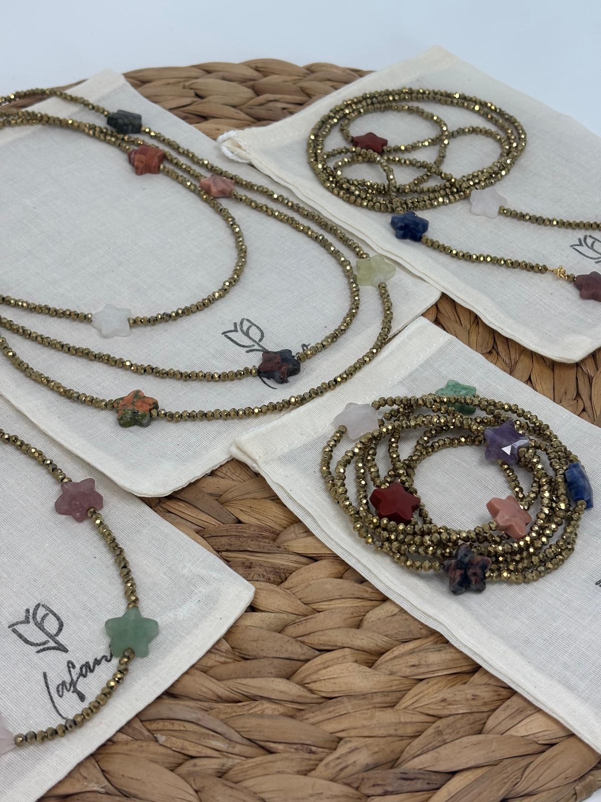 Stars Long Necklace