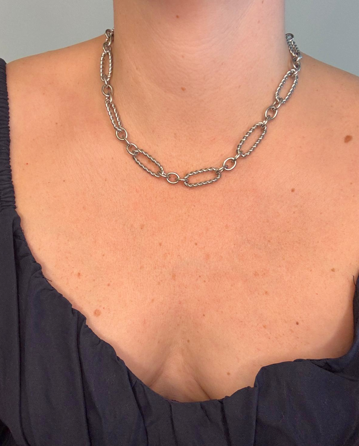 Catena Classic Silver Plated Necklace image 1