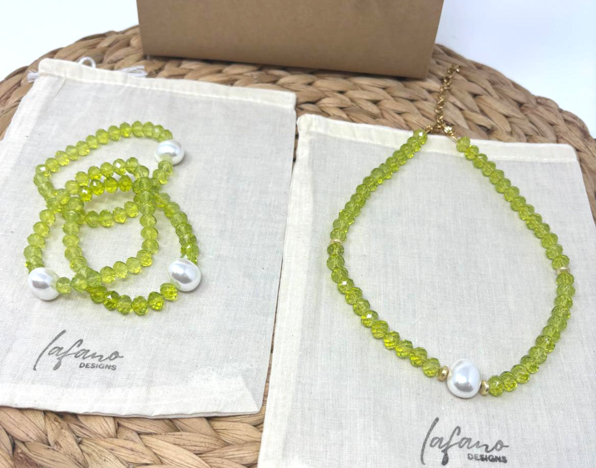 Appletini Crystal Bracelets image 1