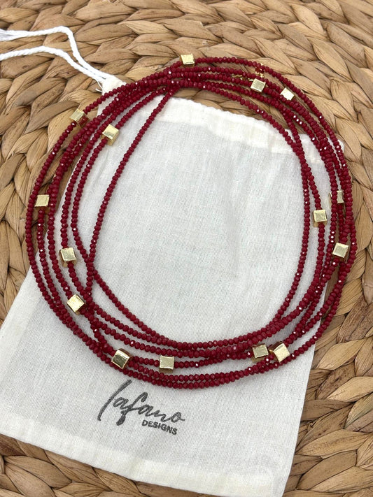 Infinity Wine Necklace image 0