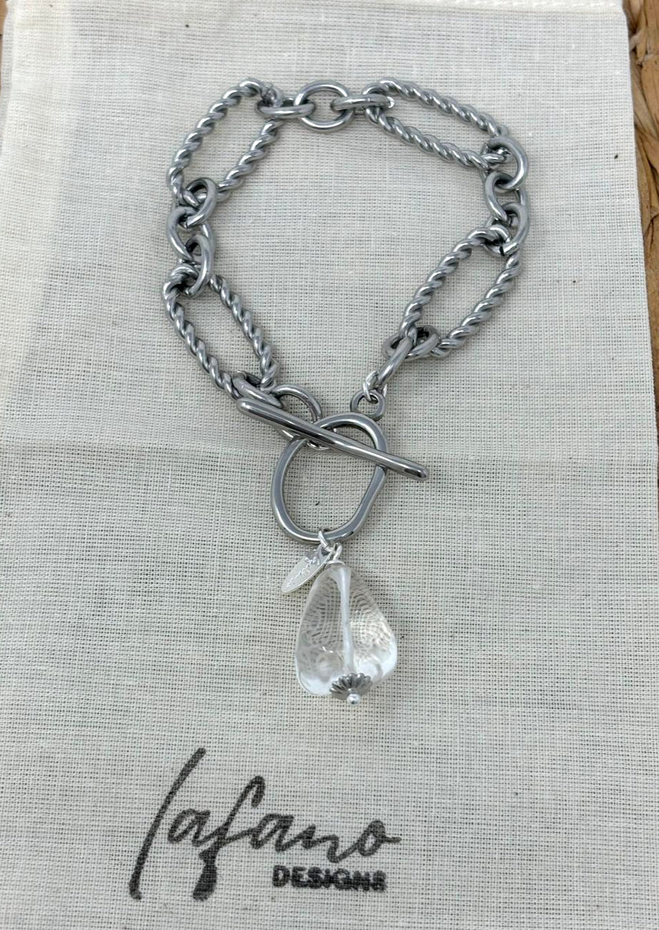Catena Quartz Silver Toned Bracelet image 0