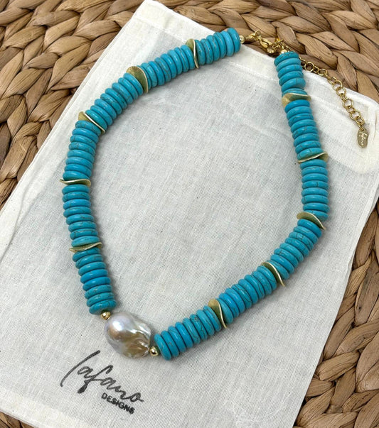 Adriana Turquoise Necklace image 0