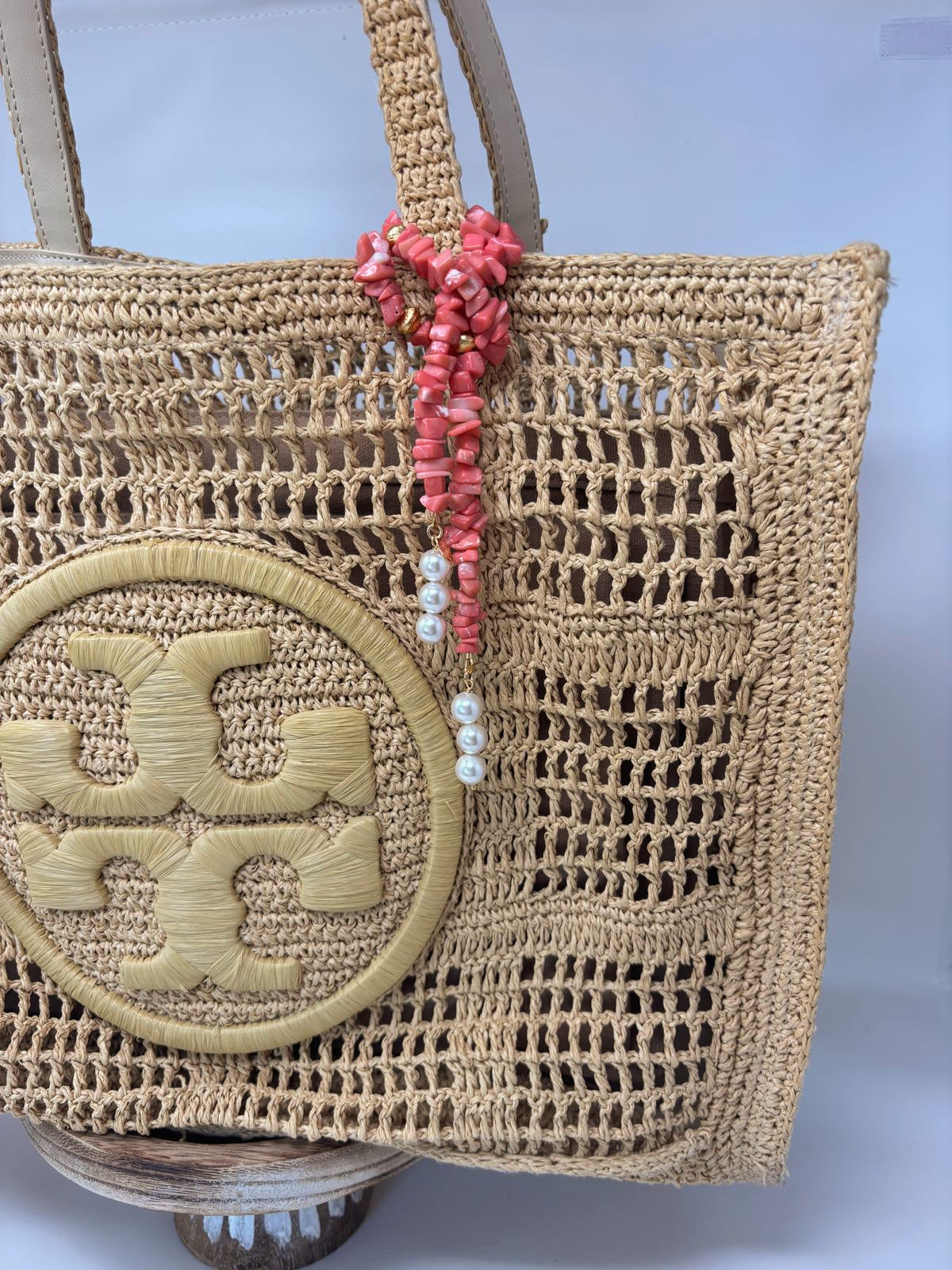 Coral Loop Bag Charm image 2