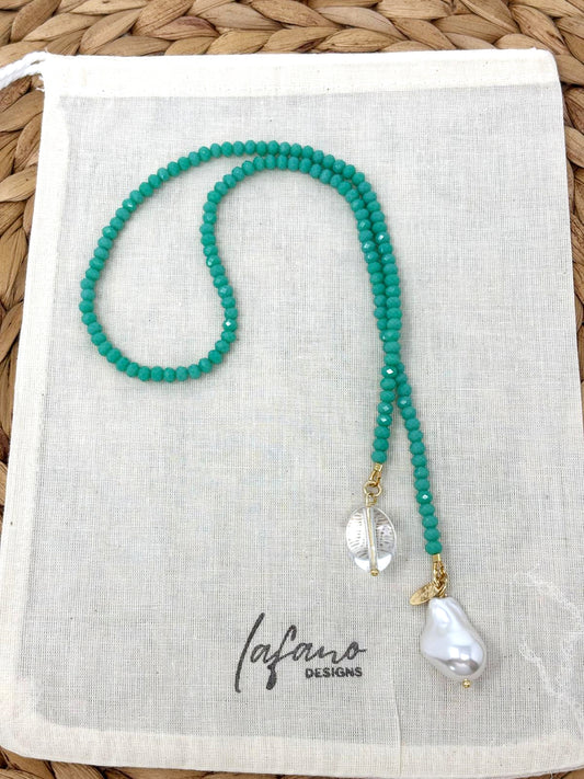 Beach Turquoise Loop Bag Charm image 0