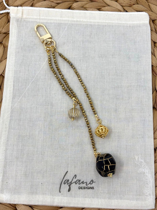 Gold Posh Bag Charm image 0