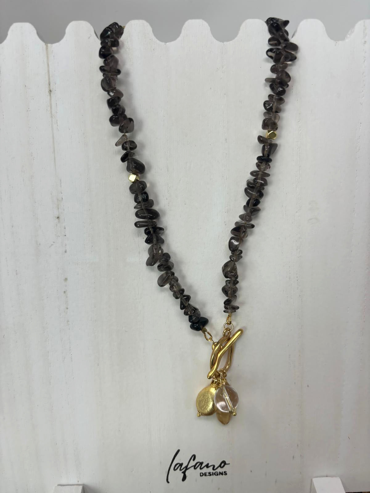 Smoky Charms Short  Necklace image 2