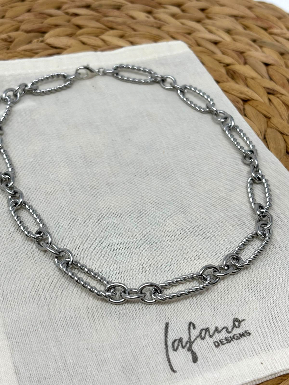 Catena Classic Silver Plated Necklace image 0