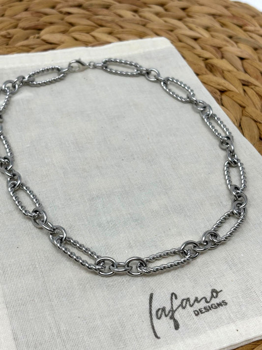 Catena Classic Silver Plated Necklace image 0